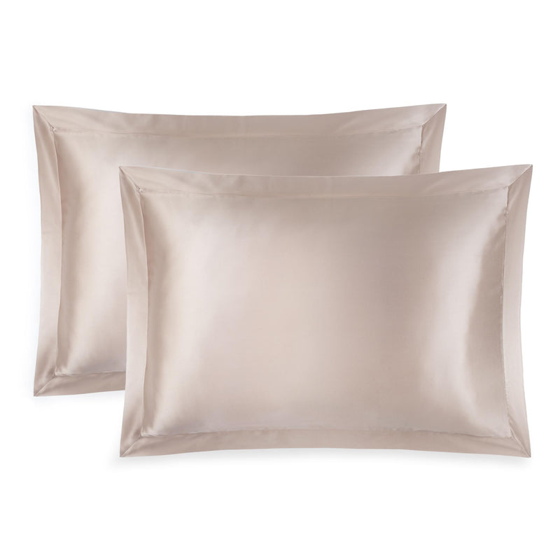 Lucinda Oxford Border Set of 2 Silk Pillowcases